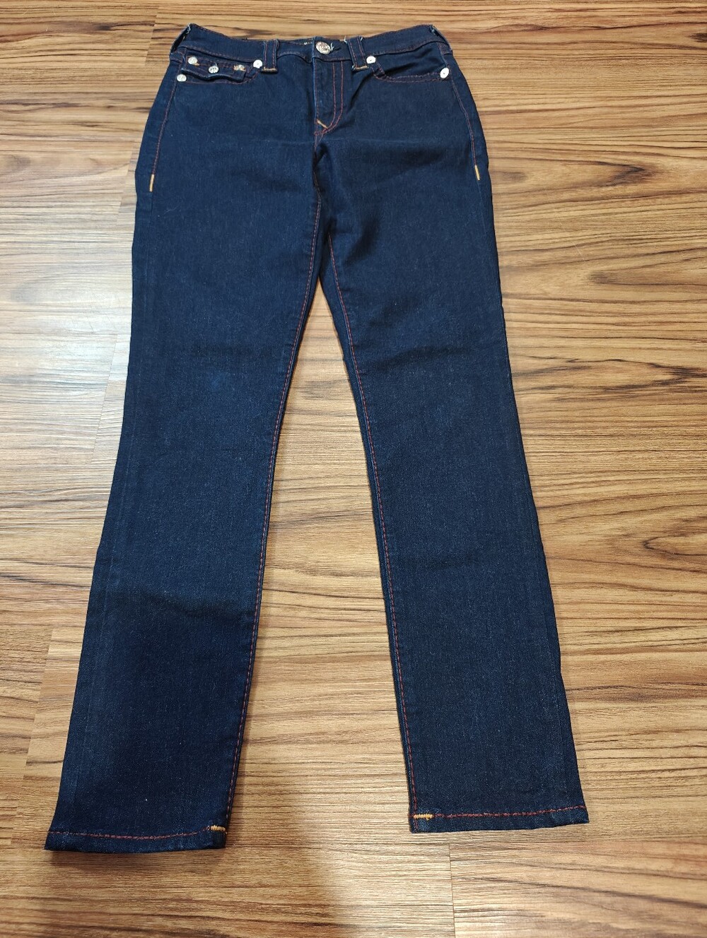 True Religion Halle Indigo High-Rise Skinny Jeans - Picture 4 of 11